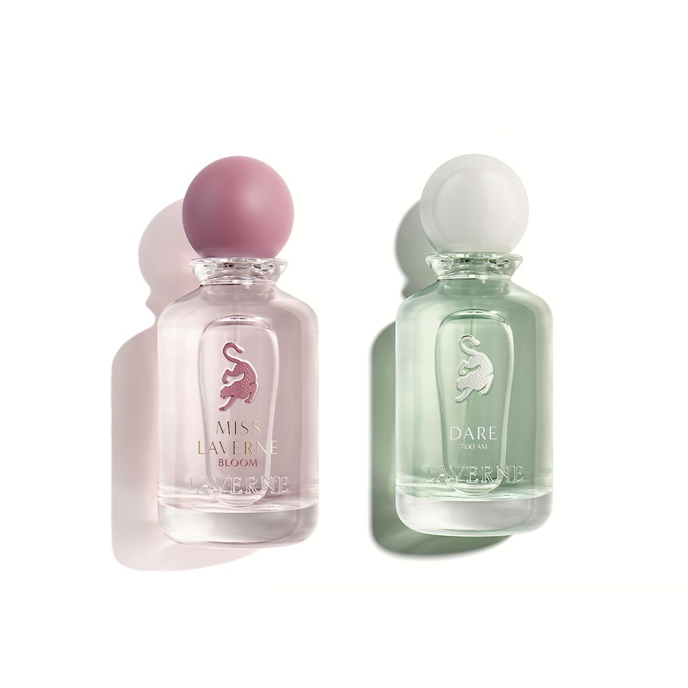Morning Set by Laverne featuring Miss Laverne Bloom 100 ml and Dare 7:00 AM 100 ml